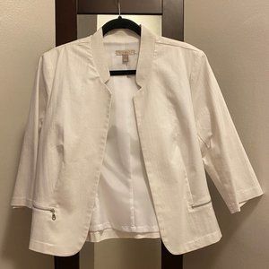 Roz & Ali Cream White Blazer